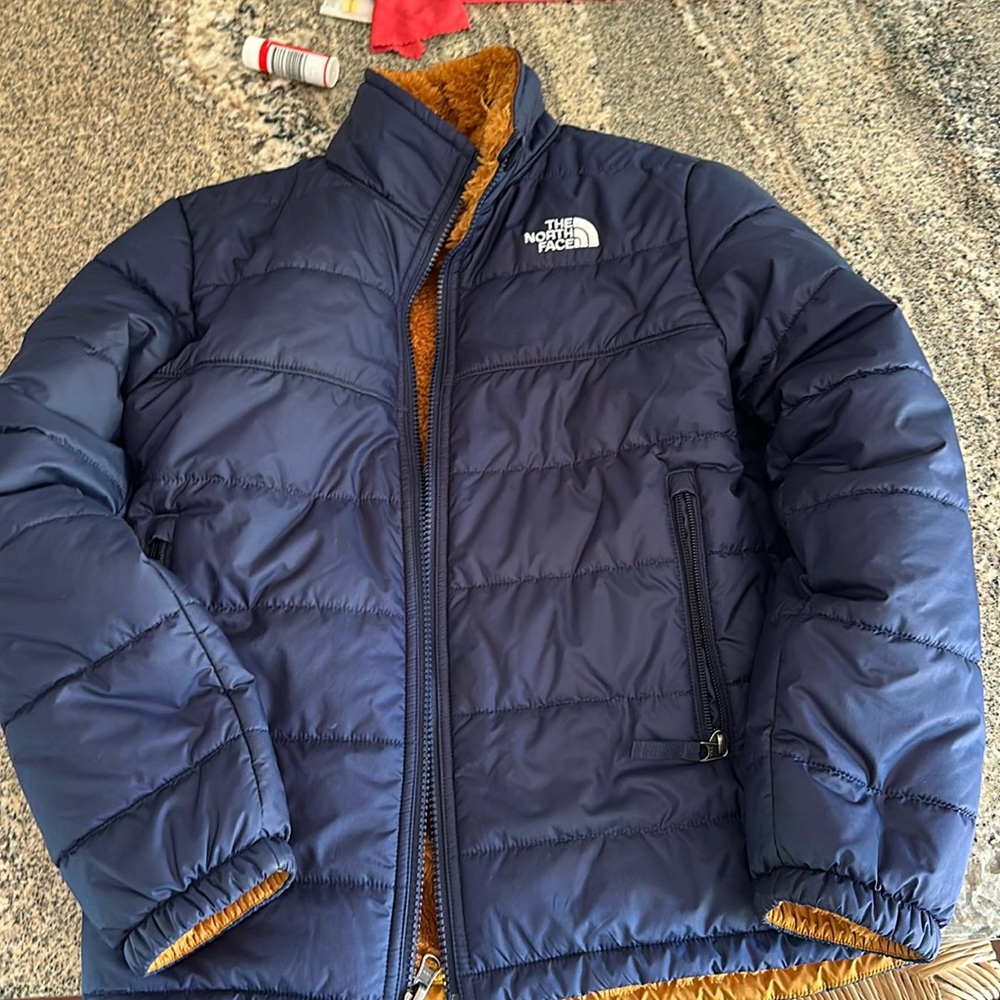 Boys reversible north face jacket